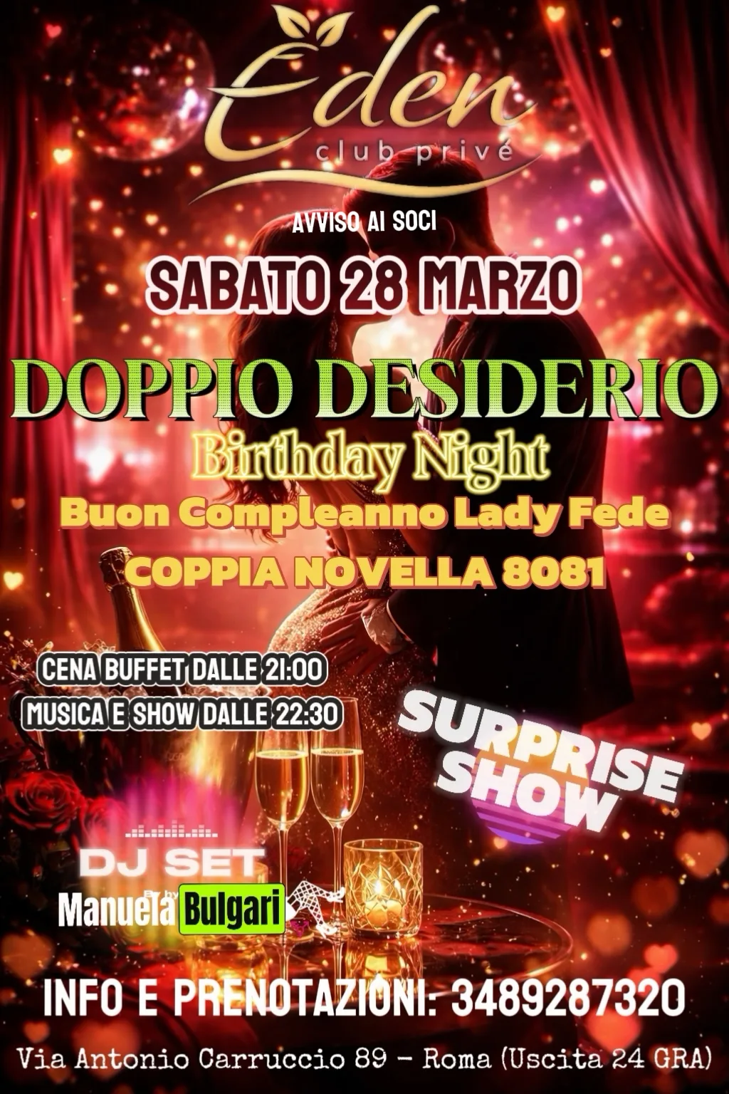 Doppio Desiderio - Birthday Night